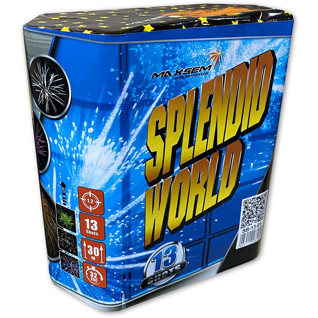 Купить Батарея салютов MAXSEM Чудесный мир / Splendid World, 13 залпов, SB-13-01