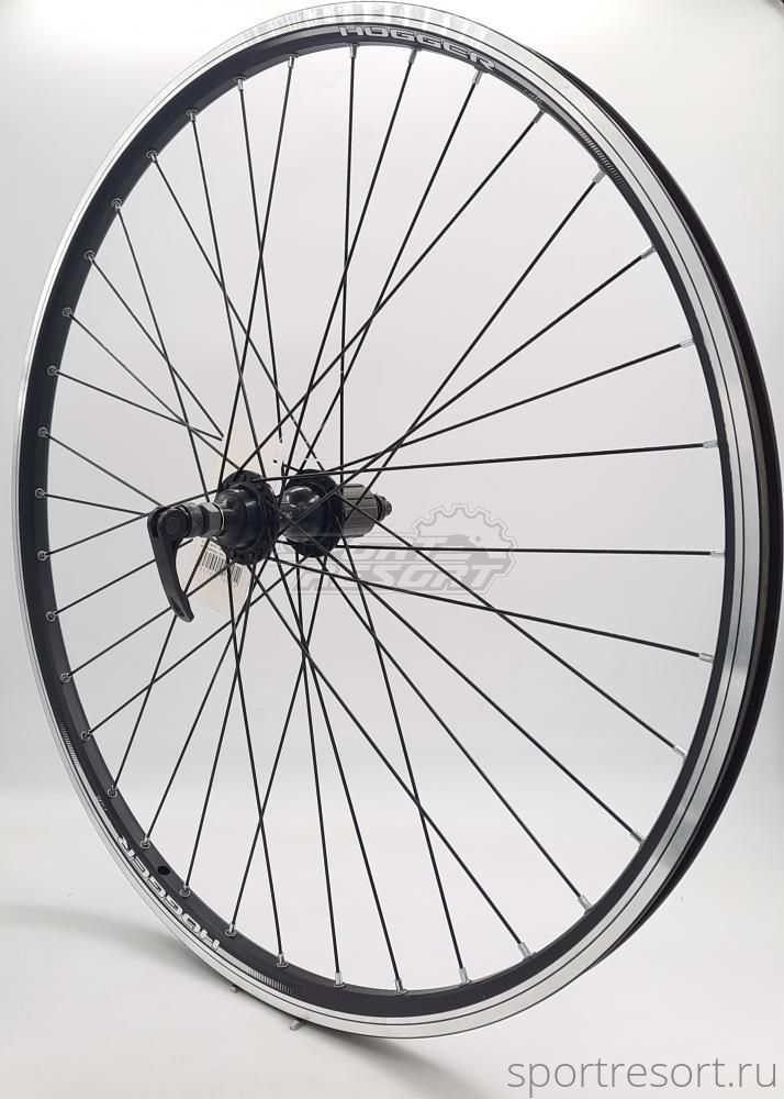 Купить Колесо заднее 26 дюймов  HOGGER, обод алюм., дв-ой, 32H, пист., фрез., анод., v-br, qr, A/V