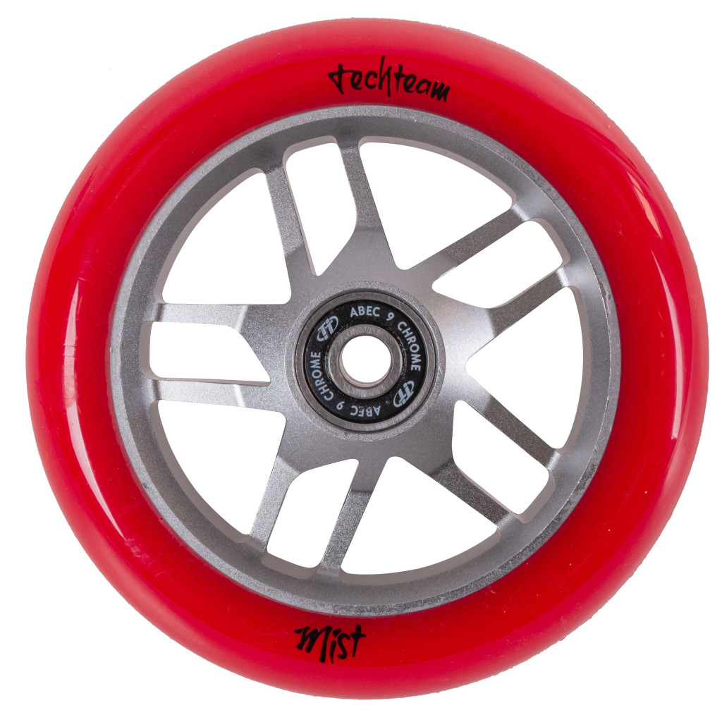 Купить Колесо для самоката TECH TEAM X-Treme mist 110 мм, ABEC-9, красный