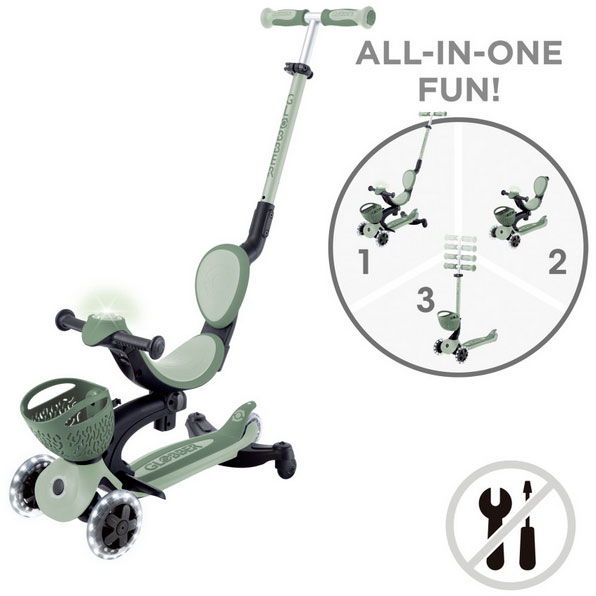 Купить Самокат GLOBBER Go Up Baby Lights 360°