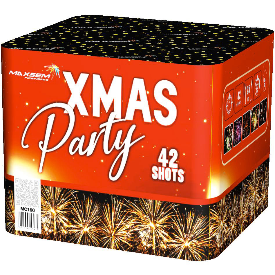 Купить Батарея салютов MAXSEM Xmas Party, 42 залпа, MC160