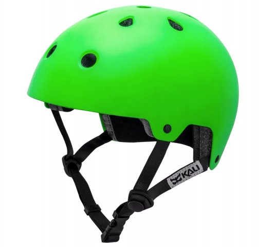Купить Шлем BMX/FREESTYLE MAHA Mat Hi Viz Grn 10отв. KALI