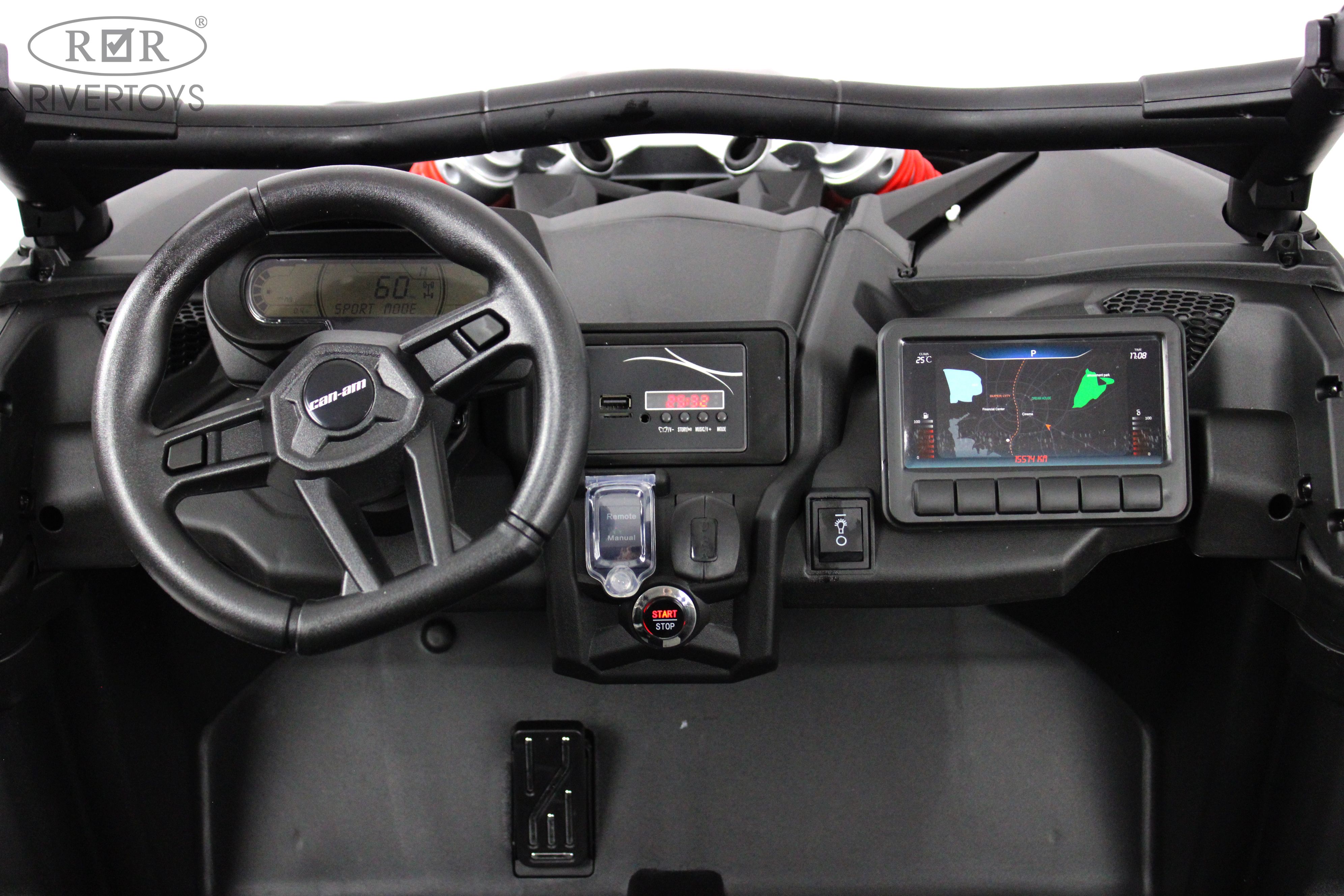Купить Детский электромобиль RIVERTOYS BRP Can-Am Maverick Y111YY