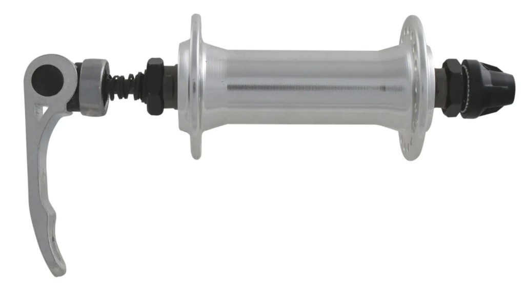 Купить Втулка передняя 36H эксцентрик, серебристая 