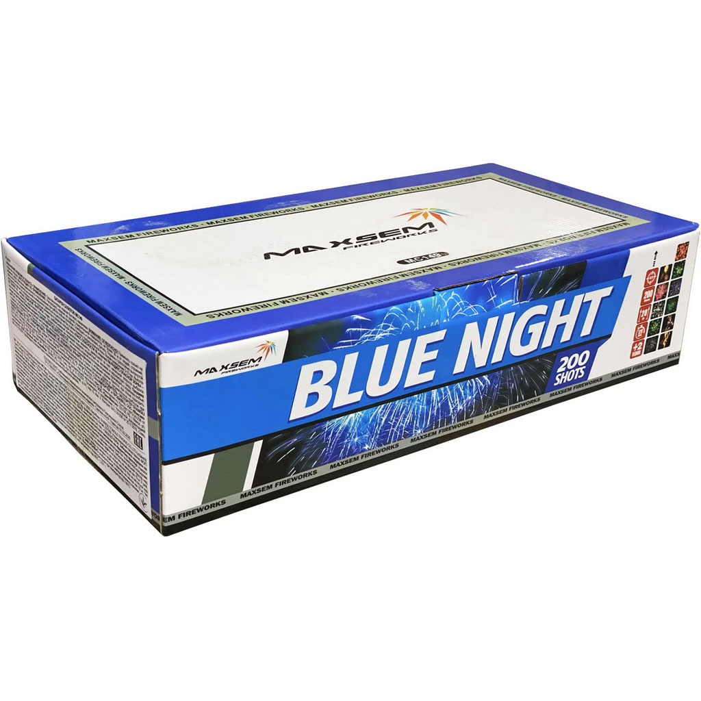 Купить Батарея салютов  дюймов Blue night дюймов , 200 залпов, MC149