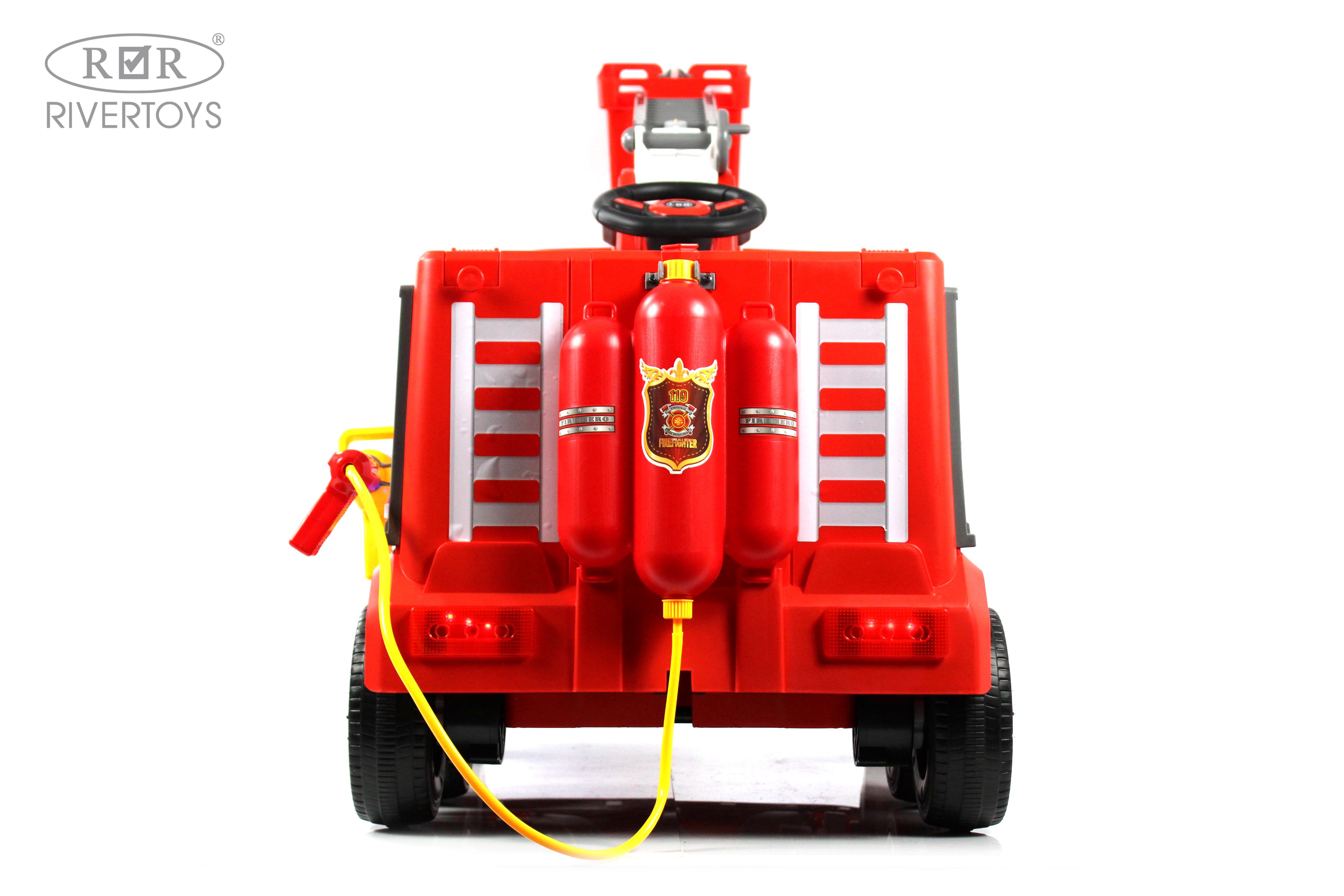 Купить Детский электромобиль RIVERTOYS Пожарная G001GG
