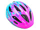 Купить Шлем AUTHOR Flash X8 розовый/голубой INMOLD детский, встроенный мигающий LED фонарик, 11отверстий 51-55см 8-9090137
